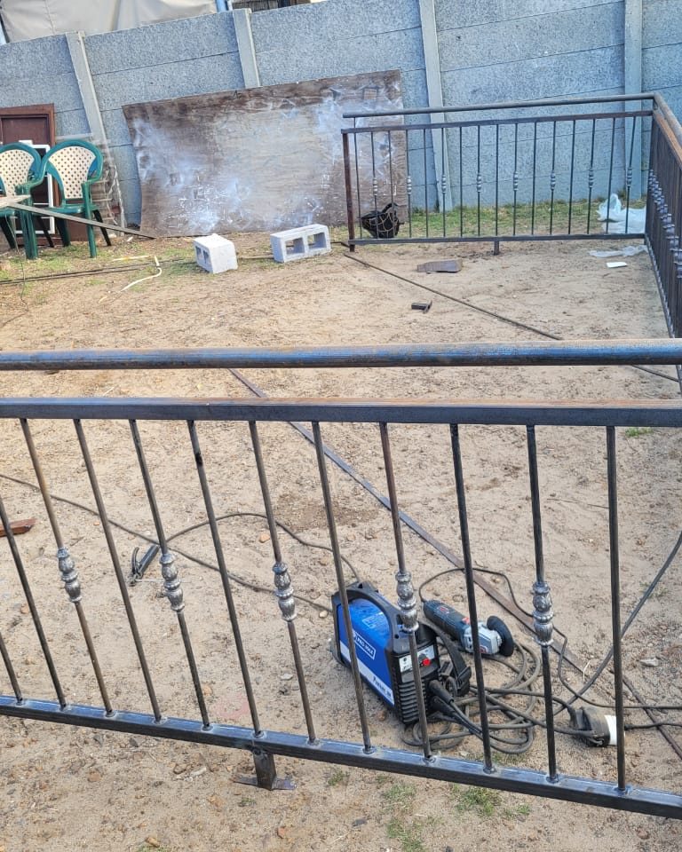 Steel balustrade fabrication